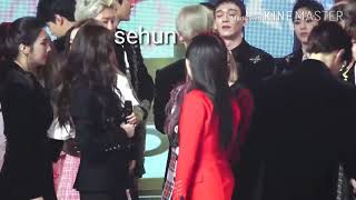 180101sehun&irene #hunrene 😚 moment2018