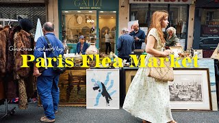 Treasure hunt at the flea market in the 6th arrondissement of Paris/Parisienne fashion/ Paris vlog