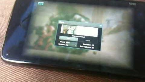 Nokia N900 interface demonstration