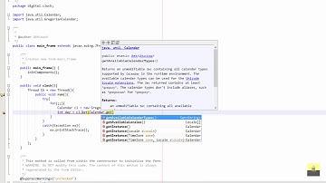 Create A Digital Clock In JAVA