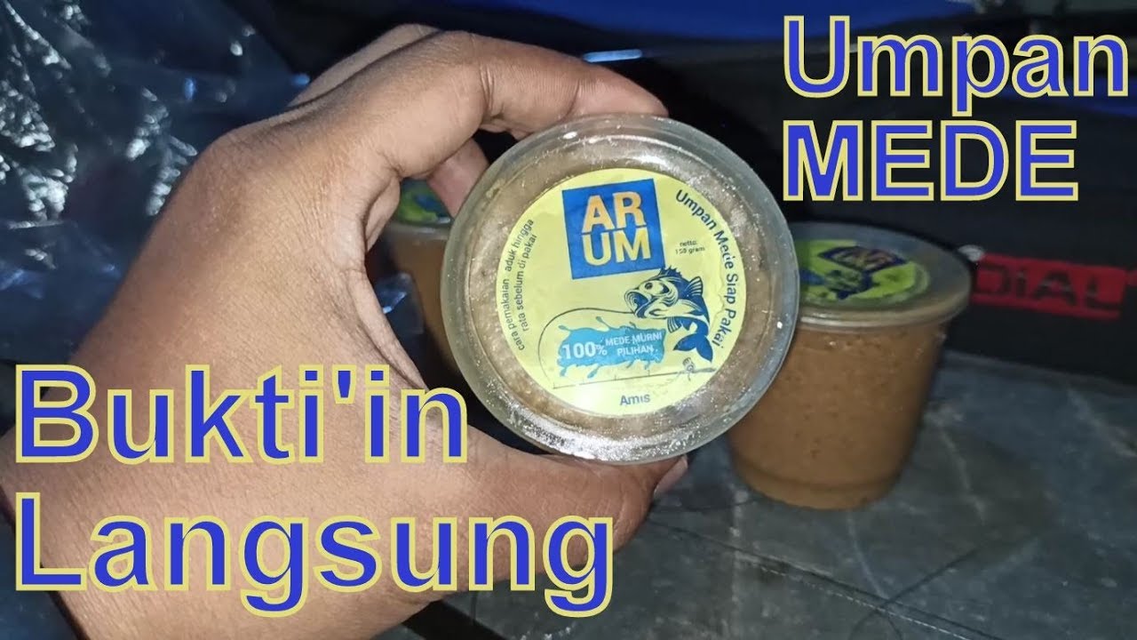 Umpan Ikan Bawal Paling Simpel tapi Ampuh | Umpan Mede ARUM