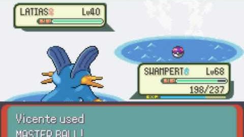Pokemon Emerald: Catching Latias (R) (Master Ball)
