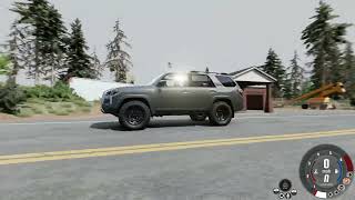 Driving My Stock 4Runner Off a Cliff a Few Times in BeamNG Drive
