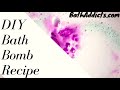 DIY Floating Spinning Bath Bomb Recipe