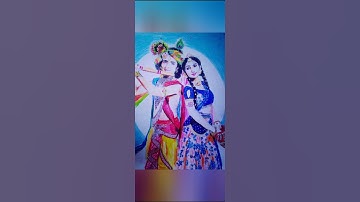 krishna janmastmi art #radhakrishna #drawing #shorts