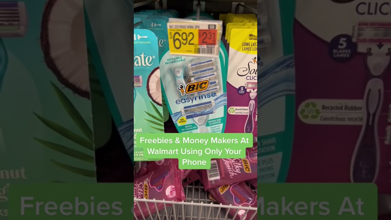 Free & Money Makers At Walmart Using Only Your Phone 