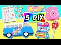 🥇𝟱 DIY 𝙐𝙏𝙄𝙇𝙀𝙎 𝙀𝙎𝘾𝙊𝙇𝘼𝙍𝙀𝙎  👉 RETRO  EPISODIO #14 🚎 para el【 REGRESO a CLASES 】🌈 Manualidades aPasos