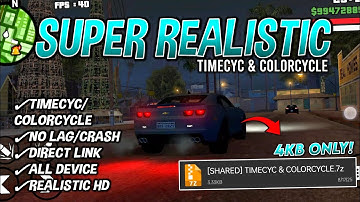 [4KB] Super Realistic Graphics Mod for GTA San Andreas | Timecyc & Colorcycle✓ #gtasanandreas 