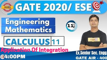 Class-11 || GATE 2020/ ESE || Engineering   Mathematics || By Jitender Sir || CALCULUS -11
