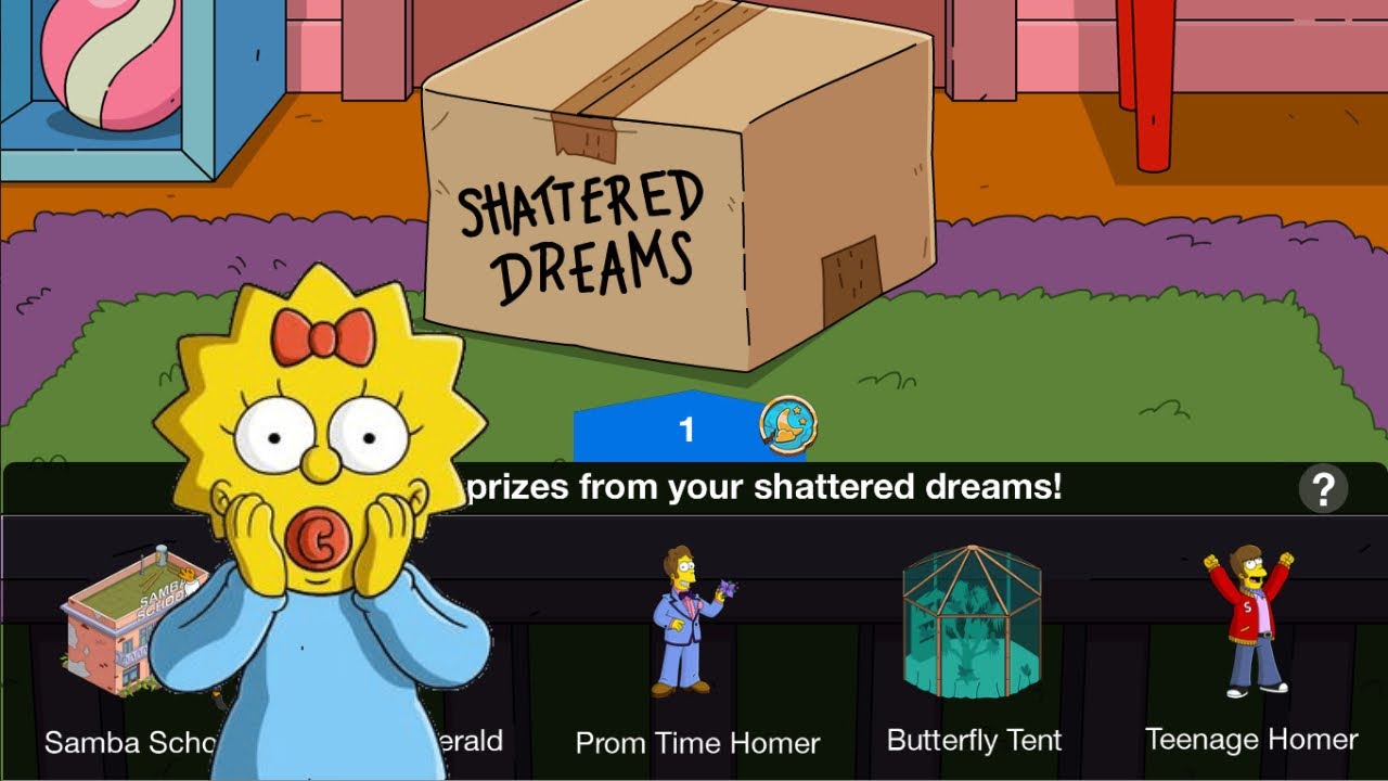 The Simpsons Tapped Out Opening the NEW Shattered Dreams Mystery Box