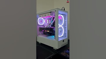 Insane Build🔥 NZXT H5 Elite VS H5 Flow with 13900K , RTX4090 #gamingsetup #prebuild #Shorts