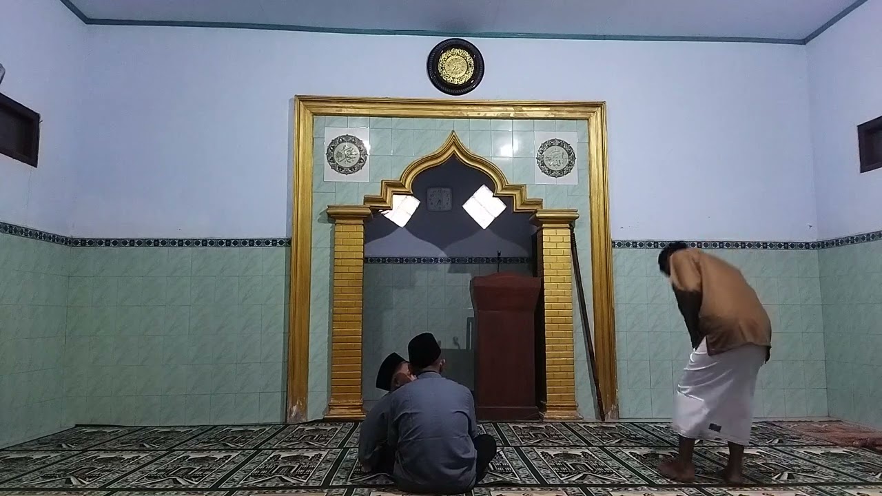 Takbiran sebelum Sholat Idul Fitri Musholla Baitussalam Jabung, Jati, Karangan, Trenggalek, Jatim