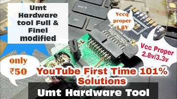 Umt emmc hardware tool modified  100% working Test method just follow this video |