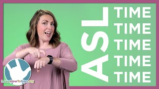 How to Sign Time in ASL | Number Series