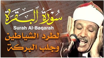 البيت الذي تقرأ فيه البقرة لا يدخله الشيطان   سورة البقرة   عبد الباسط #قرآن