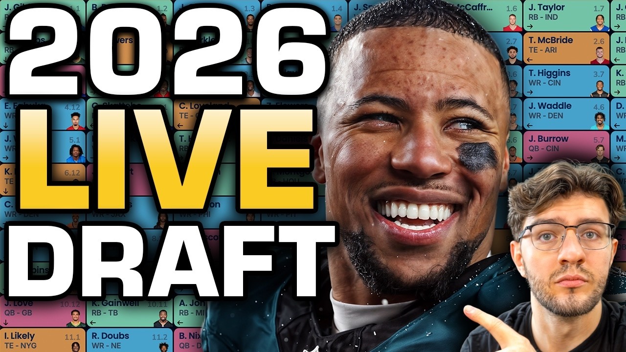 Lets Draft a Fantasy Football Team artwork