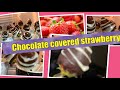 Chocolate covered strawberry homemade ks kev sato tv