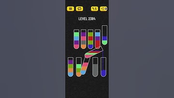 Water sort puzzle level 2384