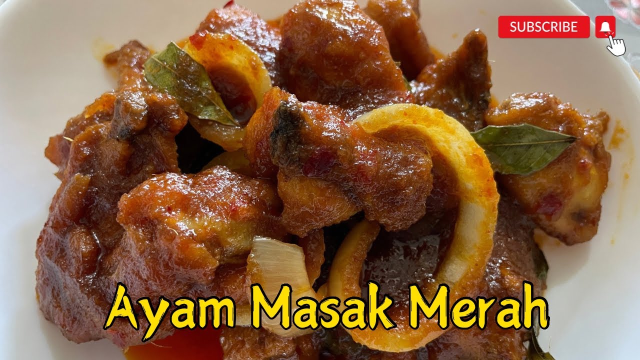 🔴 SIMPLE TAPI SEDAP👍 RESEPI AYAM MASAK MERAH YANG RINGKAS