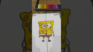 NOOB VS PRO DRAWING SPONGEBOB SQUAREPANTS!!!? #drawing #art