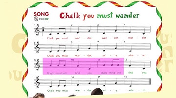 Editions RABIH - MAW - RB - Ch 5 -  “Chalk you must wander” Song