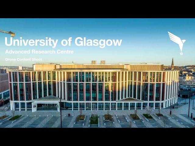 University of Glasgow ARC drone content shoot