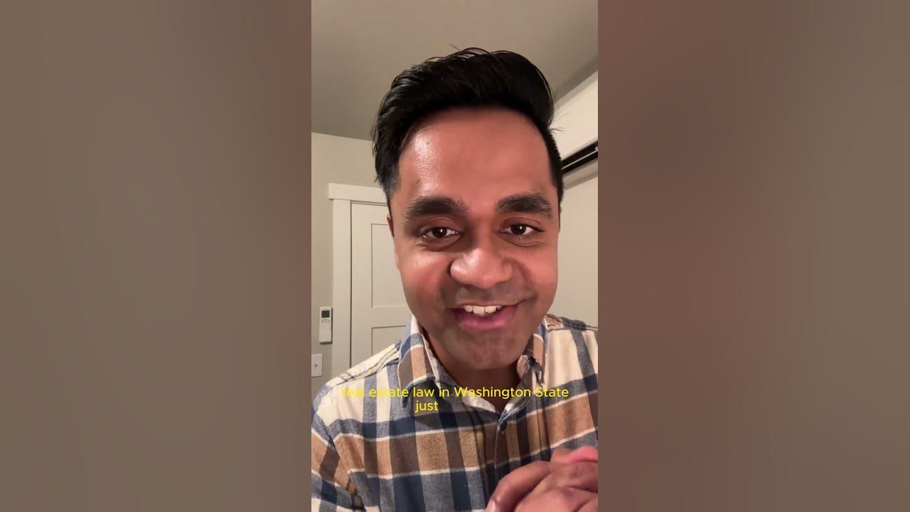 Washington state real estate agency law change effective 1/1/24