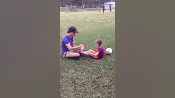 First Day of Soccer with Daddy