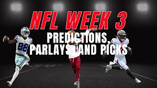 NFL PICKS WEEK 3 2025/ FREE BETS/ PLAYER PROPS