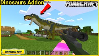 Dinosaurs' Time Addon For Minecraft Pe | Dinosaur Mod In Minecraft Pe For Android | in Hindi | 2021 screenshot 5