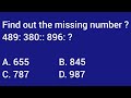 Find out the missing number 489 380 896  y5teaching