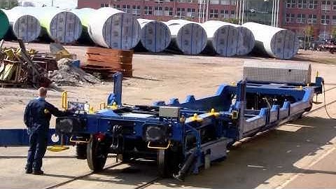 Megaswing - Unloading of a Semitrailer