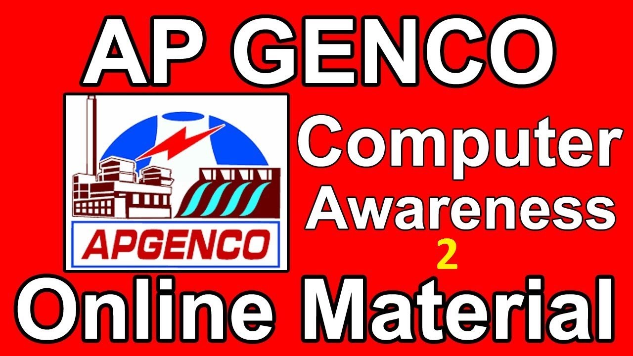 APGENCO  JAO Online material