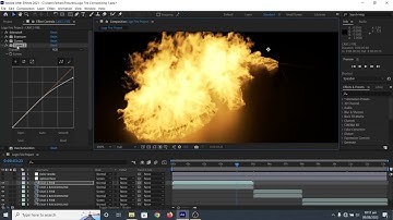Houdini Fire Compositing in After Effects | CG fire compositing AE