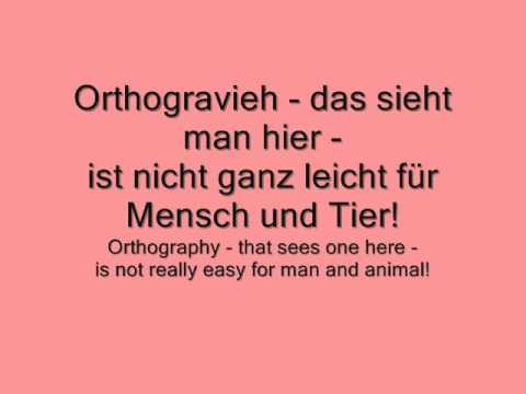 Learn German - Rechtschreibung ("Spelling" by Hein...