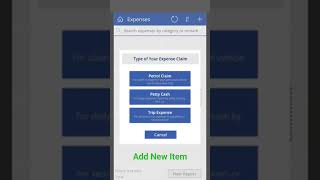 Power App - Expense Management app screenshot 5