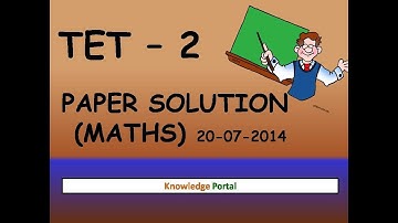 TET 2 exam paper solution with quickest method (gujarati) 2014