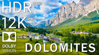 Dolomites- 12K Живописный Релаксационный Фильм С Вдохновляющей Кинематографической Музыкой