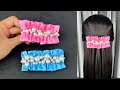 Beautiful!!!  DIY Hair Clips with Satin Fabric. How to make Satin fabric Hair Clips.