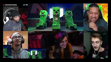 CREEPER RAP REMIX | 🎵 Animated Minecraft Music Video🎵 | Dan Bull & oo oxygen | Reaction Mashup #228