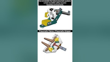 Explore Pneumatic clamp & Gripper | 3D mechanisms # mechanism #engineering #mechanical #solidworks