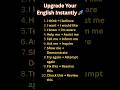 Upgrade your English😎 #learnenglish #englishlistening #dailyenglish #shorts #fyp #follow #trending