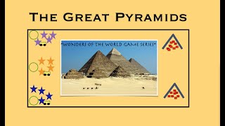 Treasure of the Great Pyramids - World Wonder Game Series #3