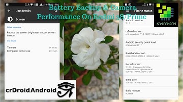 CrDroid 7.1.2 Battery Backup & Camera Performance On Redmi 3S/Prime