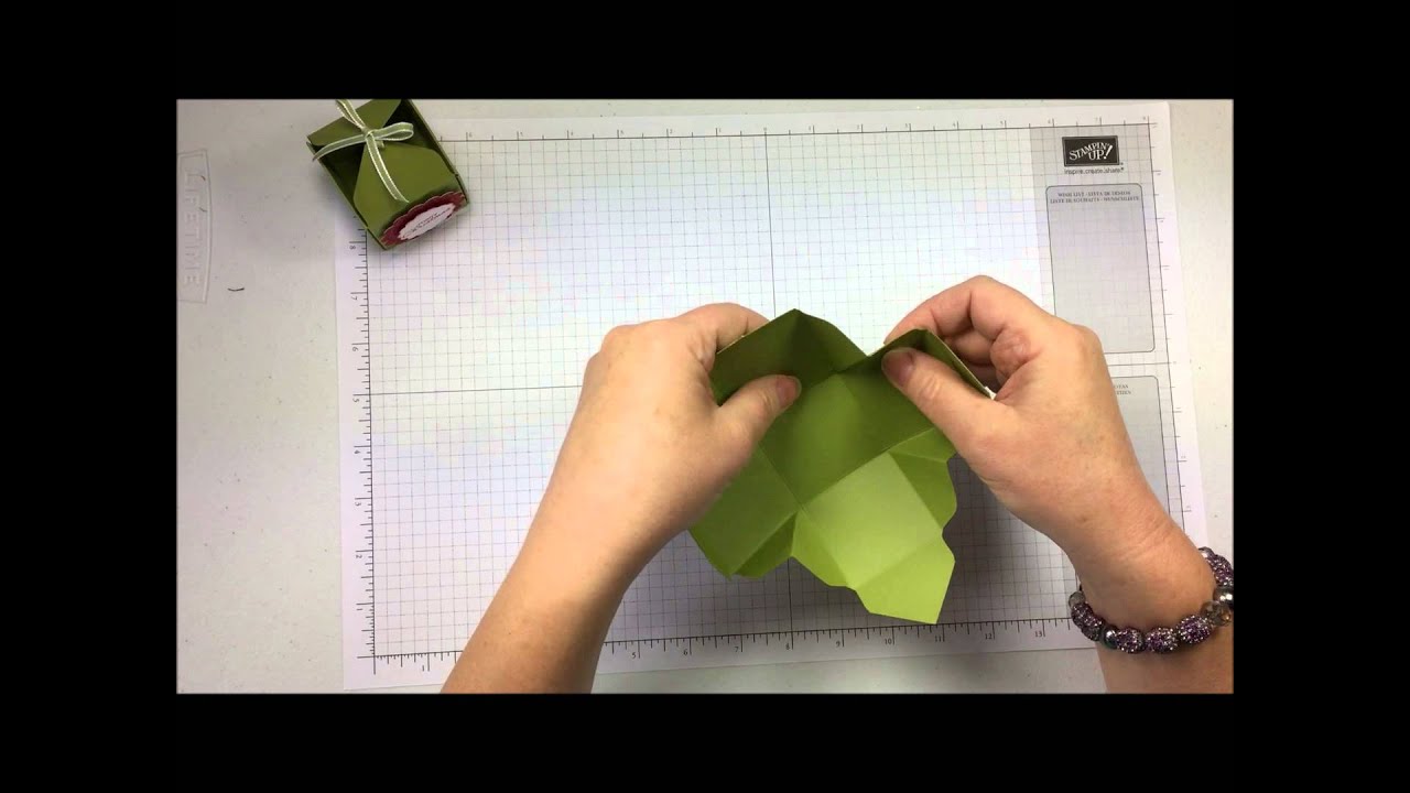 Stampin' Up! Gift Box Punch Board Tutorial - YouTube