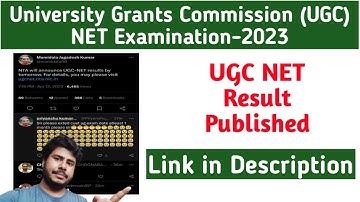 UGC NET Result Published||Jobless Family||
