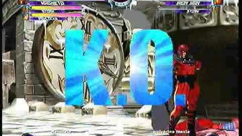 MvC2 Online (360): Brett (MSP) vs wolverine master (IM/Storm/Psy) 16 *Perfect* .:4.19.10:.