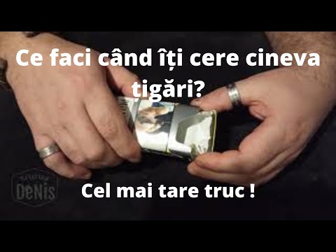 🆕 Ce faci cand iti cere lumea tigari?😜Trucuri cu tigari | trucuri de bar 2020!