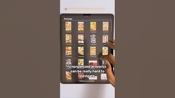 Procreate Tips #1 - Organize artworks like a Pro with Stacking