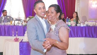 Mother-Son Wedding Dance at a Trinidad Wedding Reception At Chateau Le Jardin in Woodbridge Toronto